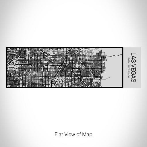 Rendered View of Las Vegas Nevada Map on 10oz Stainless Steel Insulated Cup with Sipping Lid