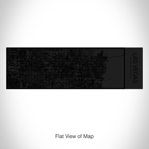 Rendered View of Las Vegas Nevada Map on 10oz Stainless Steel Insulated Cup in Matte Black with Sliding Lid