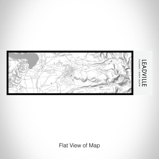 Rendered View of Leadville Colorado Map on 10oz Stainless Steel Insulated Cup in Classic with Sliding Lid