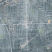 Lemont Illinois Map Print in Afternoon Style Zoomed In Close Up Showing Details