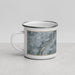 Left View Custom Lemont Illinois Map Enamel Mug in Afternoon
