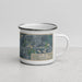 Right View Custom Lemont Illinois Map Enamel Mug in Afternoon