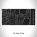 Rendered View of Linden Hills Minneapolis Map Engraving on 17oz Stainless Steel Insulated Cola Bottle in Black