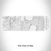 Rendered View of Linden Hills Minneapolis Map Engraving on 10oz Stainless Steel Insulated Cup with Sliding Lid in White