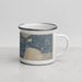 Right View Custom Linden Hills Minnesota Map Enamel Mug in Afternoon