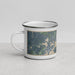 Left View Custom Lindstrom Minnesota Map Enamel Mug in Afternoon