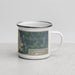 Right View Custom Lindstrom Minnesota Map Enamel Mug in Afternoon