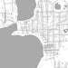 Lindstrom Minnesota Map Print in Classic Style Zoomed In Close Up Showing Details