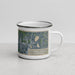 Right View Custom Lino Lakes Minnesota Map Enamel Mug in Afternoon