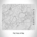 Rendered View of Lino Lakes Minnesota Map Engraving on 20oz Stainless Steel Insulated Bottle with Bamboo Top