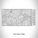 Rendered View of Lino Lakes Minnesota Map Engraving on 17oz Stainless Steel Insulated Cola Bottle