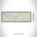 Rendered View of Livingston Montana Map on 10oz Stainless Steel Insulated Cup in Woodblock with Sliding Lid