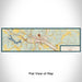 Flat View of Map Custom Logan Ohio Map Enamel Mug in Woodblock