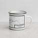 Right View Custom Logansport Indiana Map Enamel Mug in Classic