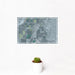 12x18 Lovelock Nevada Map Print Landscape Orientation in Afternoon Style With Small Cactus Plant in White Planter