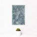 12x18 Lovelock Nevada Map Print Portrait Orientation in Afternoon Style With Small Cactus Plant in White Planter