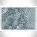 Lovelock Nevada Map Print Landscape Orientation in Afternoon Style With Shaded Background