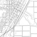 Lovelock Nevada Map Print in Classic Style Zoomed In Close Up Showing Details