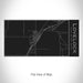 Rendered View of Lovelock Nevada Map on 17oz Stainless Steel Insulated Cola Bottle in Black