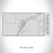 Rendered View of Lovelock Nevada Map on 17oz Stainless Steel Insulated Cola Bottle