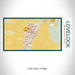 Rendered View of Lovelock Nevada Map on 17oz Stainless Steel Insulated Bottle with printed woodblock style map