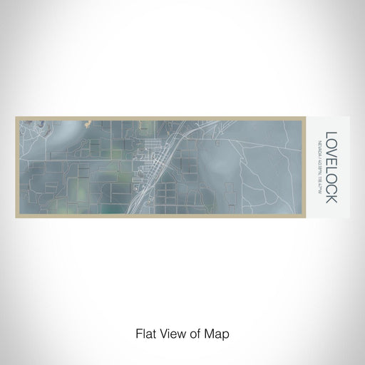 Rendered View of Lovelock Nevada Map on 10oz Stainless Steel Insulated Cup in Afternoon with Sliding Lid