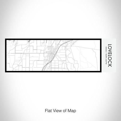 Rendered View of Lovelock Nevada Map on 10oz Stainless Steel Insulated Cup in Classic with Sliding Lid
