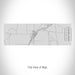 Rendered View of Lovelock Nevada Map on 10oz Stainless Steel Insulated Cup with Sipping Lid