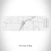 Rendered View of Lovelock Nevada Map on 10oz Stainless Steel Insulated Cup with Sliding Lid in White