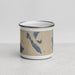 Front View Custom Lummi Island Washington Map Enamel Mug in Afternoon