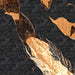 Lummi Island Washington Map Print in Ember Style Zoomed In Close Up Showing Details