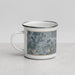 Left View Custom Manassas Virginia Map Enamel Mug in Afternoon