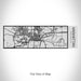 Rendered View of Manhattan Kansas Map on 10oz Stainless Steel Insulated Cup with Sipping Lid