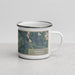 Right View Custom Mankato Minnesota Map Enamel Mug in Afternoon