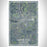 Mankato Minnesota Map Print Portrait Orientation in Afternoon Style With Shaded Background