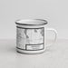 Right View Custom Mankato Minnesota Map Enamel Mug in Classic