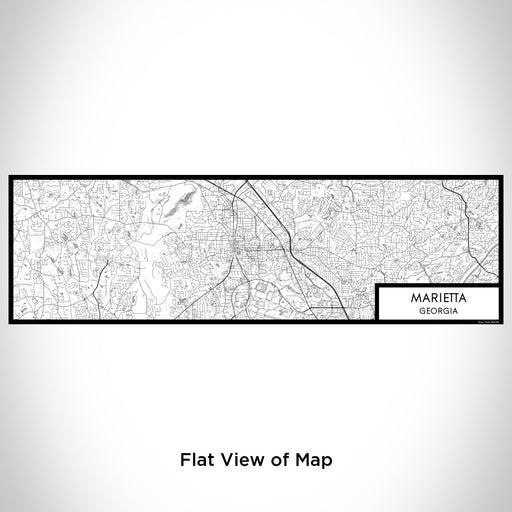 Flat View of Map Custom Marietta Georgia Map Enamel Mug in Classic