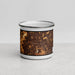 Front View Custom Marietta Georgia Map Enamel Mug in Ember