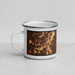Left View Custom Marietta Georgia Map Enamel Mug in Ember
