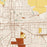 Marion Ohio Map Print in Woodblock Style Zoomed In Close Up Showing Details
