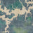 Mark Twain Lake Missouri Map Print in Afternoon Style Zoomed In Close Up Showing Details