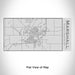 Rendered View of Marshall Minnesota Map Engraving on 17oz Stainless Steel Insulated Cola Bottle