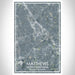 Matthews North Carolina Map Print Portrait Orientation in Afternoon Style With Shaded Background