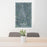 24x36 Mayfield Kentucky Map Print Portrait Orientation in Afternoon Style Behind 2 Chairs Table and Potted Plant
