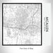 Rendered View of McAllen Texas Map on 17oz Stainless Steel Insulated Tumbler in Classic Map Style