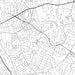 McLean Virginia Map Print in Classic Style Zoomed In Close Up Showing Details