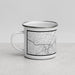 Left View Custom McLean Virginia Map Enamel Mug in Classic