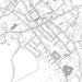Medfield Massachusetts Map Print in Classic Style Zoomed In Close Up Showing Details