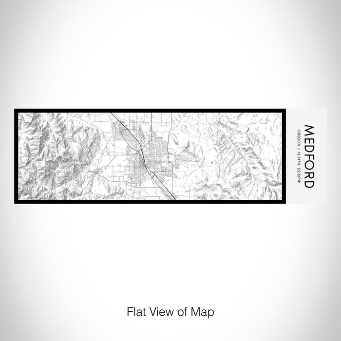 Rendered View of Medford Oregon Map on 10oz Stainless Steel Insulated Cup in Classic with Sliding Lid