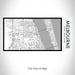 Rendered View of Melbourne Florida Map on 17oz Stainless Steel Insulated Bottle with printed classic style map